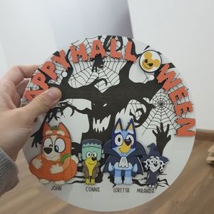Customized Halloween Family halloween decor, halloween family gift
